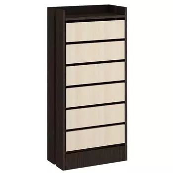 Обувница япт-1 ямайка, 450x270x1026, венге/дуб молочный