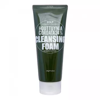 Очищающая пенка для лица с экстрактом цветка хауттюйнии