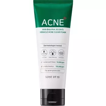 Очищающая пенка для умывания с кислотами 50мл