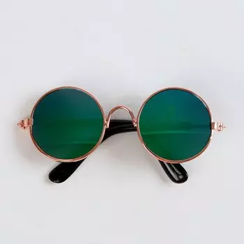 Очки для игрушек, цвет темно-зеленый