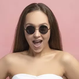 Очки солнцезащитные onesun, uv 400, 14 х 13 х 4.6 см, линза 4.6 х 4.6 см, черные