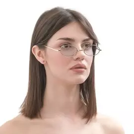 Очки солнцезащитные onesun, uv 400, дужка 15 см, ширина 14.5 см, линза 35.5 см, голубые