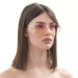 Очки солнцезащитные женские onesun, uv 400, линза 4.55 см дужка 13 см, ширина 13 см, двухцветные