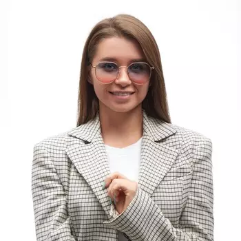 Очки солнцезащитные женские onesun, uv 400, линза 4.55 см, дужка 13 см, ширина 13 см, двухцветные