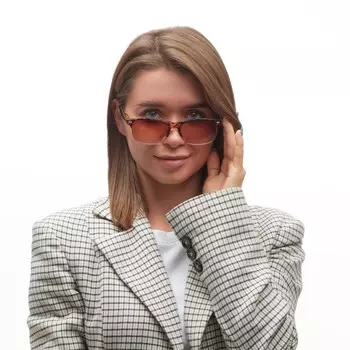 Очки солнцезащитные женские onesun, uv 400, дужка 14.5 см, ширина 14 см, 4.56 см, флекс-дужки