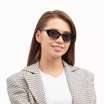 Очки солнцезащитные женские onesun, uv 400, дужка 14 см, ширина 15 см, линза 4.26.5 см, черные
