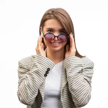 Очки солнцезащитные onesun, uv 400, дужка 13.8 см, ширина 13 см, линза 55 см, флекс