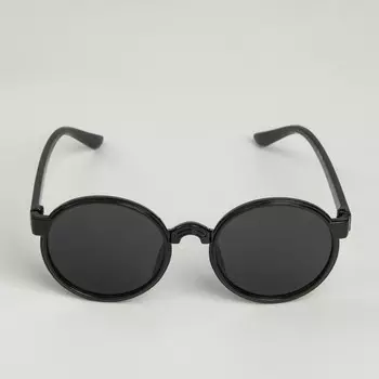 Очки солнцезащитные детские onesun, uv 400, 1312.54.6 см, линза 4.54.5 см, черные