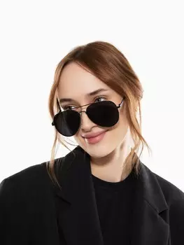 Очки солнцезащитные поляризационные, дужка 13 см, ширина 14.5 см, линза 5.25.9 см