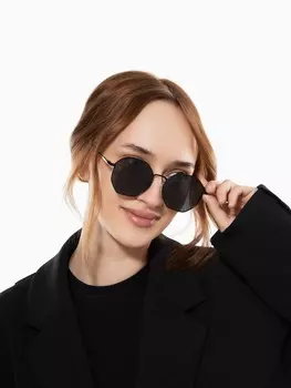 Очки солнцезащитные uv 400, дужка 14 см, ширина 11.7 см, линза 4.75 см