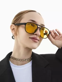 Очки солнцезащитные, uv 400, ширина 15 см, дужка 15 см, линза 5.44.6 см