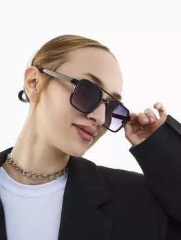 Очки солнцезащитные, uv 400, ширина 15 см, дужка 15 см, линза 54.2 см