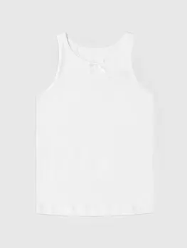 Однотонная майка для девочек