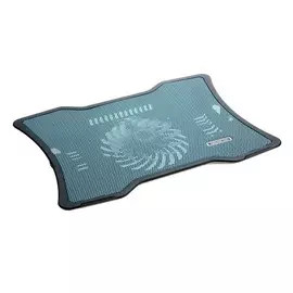 Охлаждающая подставка для ноутбука, 1 кулер, синяя