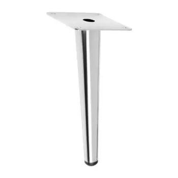 Опора мебельная cappio op07, h=200 мм, толщина площадки 1.8 мм, цвет хром