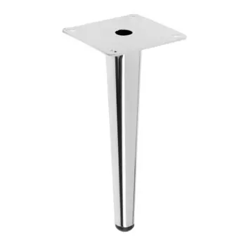 Опора мебельная cappio op08, h=200 мм, толщина площадки 1.8 мм, цвет хром