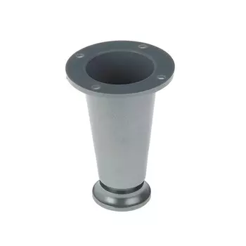 Опора регулируемая, н=100 мм, цвет матовый хром