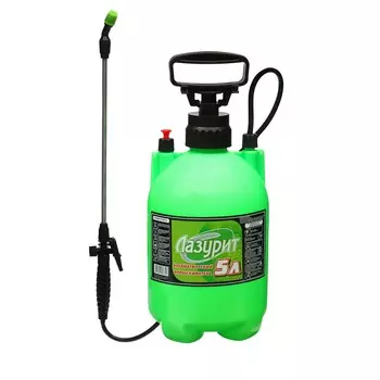 Опрыскиватель помповый, 5 л, пластиковый брандспойт,
