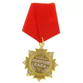 Медаль орден на подложке