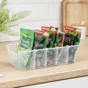 Органайзер для специй honey, 2814 см, пластик, прозрачный