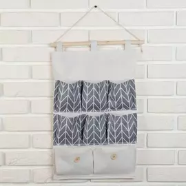 Органайзер подвесной с карманами доляна