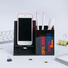Органайзер для канцелярии с подставкой под телефон