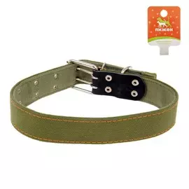 Ошейник брезентовый двухслойный, 82,5 х 4,5 см, ош 50-70 см