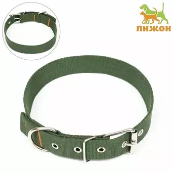 Ошейник брезентовый однослойный, 723.5 см, хаки