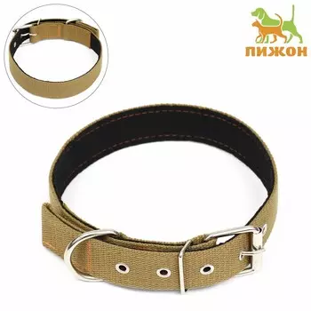 Ошейник брезентовый с подкладом, 723.5 см, песочный