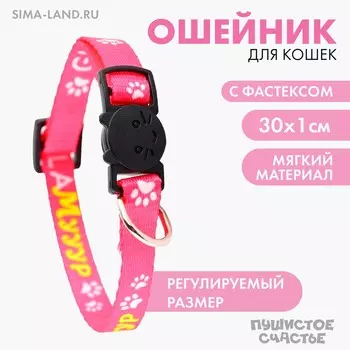 Ошейник для кошек с фастексом