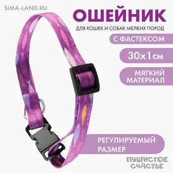 Ошейник для собак и кошек с фастексом