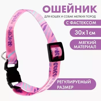 Ошейник для собак и кошек с фастексом