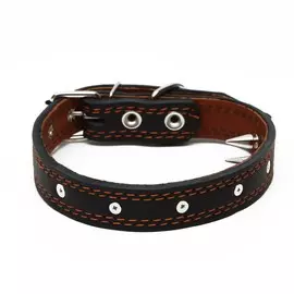 Ошейник кожаный
