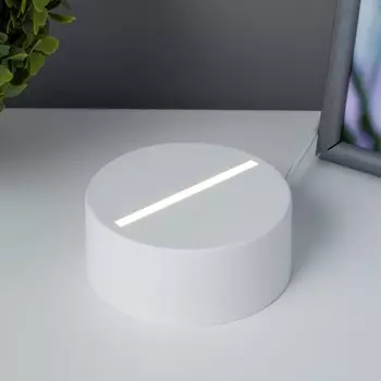 Основание светильника led 3 режима 3000-6000к usb белый 9.59.54 см risalux