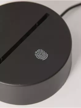 Основание светильника сенсорное led 7 цветов usb черный 10103.5 см risalux