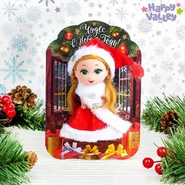 Открытка с игрушкой