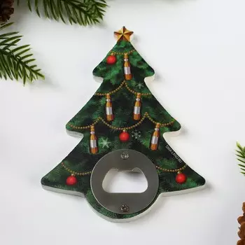 Открывашка для пива новогодняя