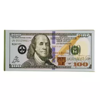 Отрывной блокнот 100$
