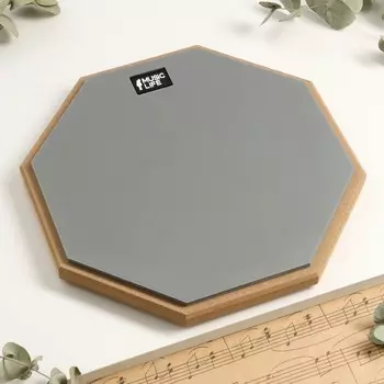 Пэд тренировочный music life 12 дюймов, серый