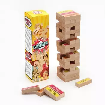 Падающая башня дженга, настольная игра