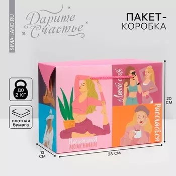 Пакет—коробка, подарочная упаковка,