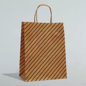 Пакет крафт подарочный,