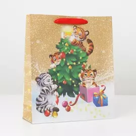 Пакет крафтовый вертикальный