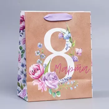 Пакет крафтовый вертикальный