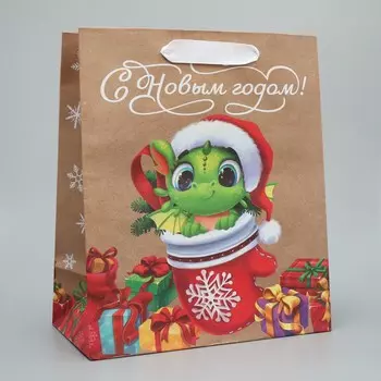 Пакет крафтовый вертикальный