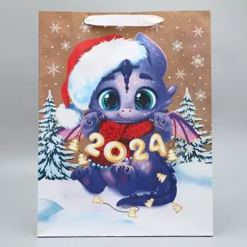 Пакет крафтовый вертикальный