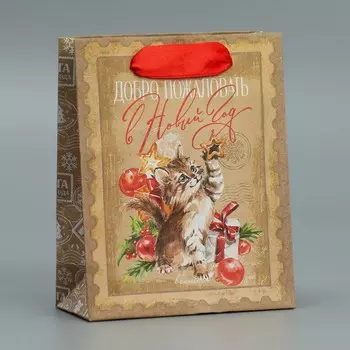 Пакет крафтовый вертикальный