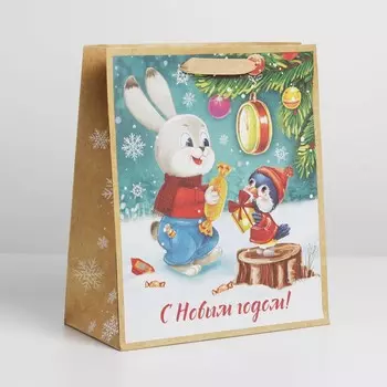 Пакет крафтовый вертикальный