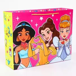 Пакет ламинат горизонтальный, принцессы, 50 х 40 х 15