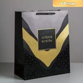 Пакет подарочный ламинированный, упаковка,